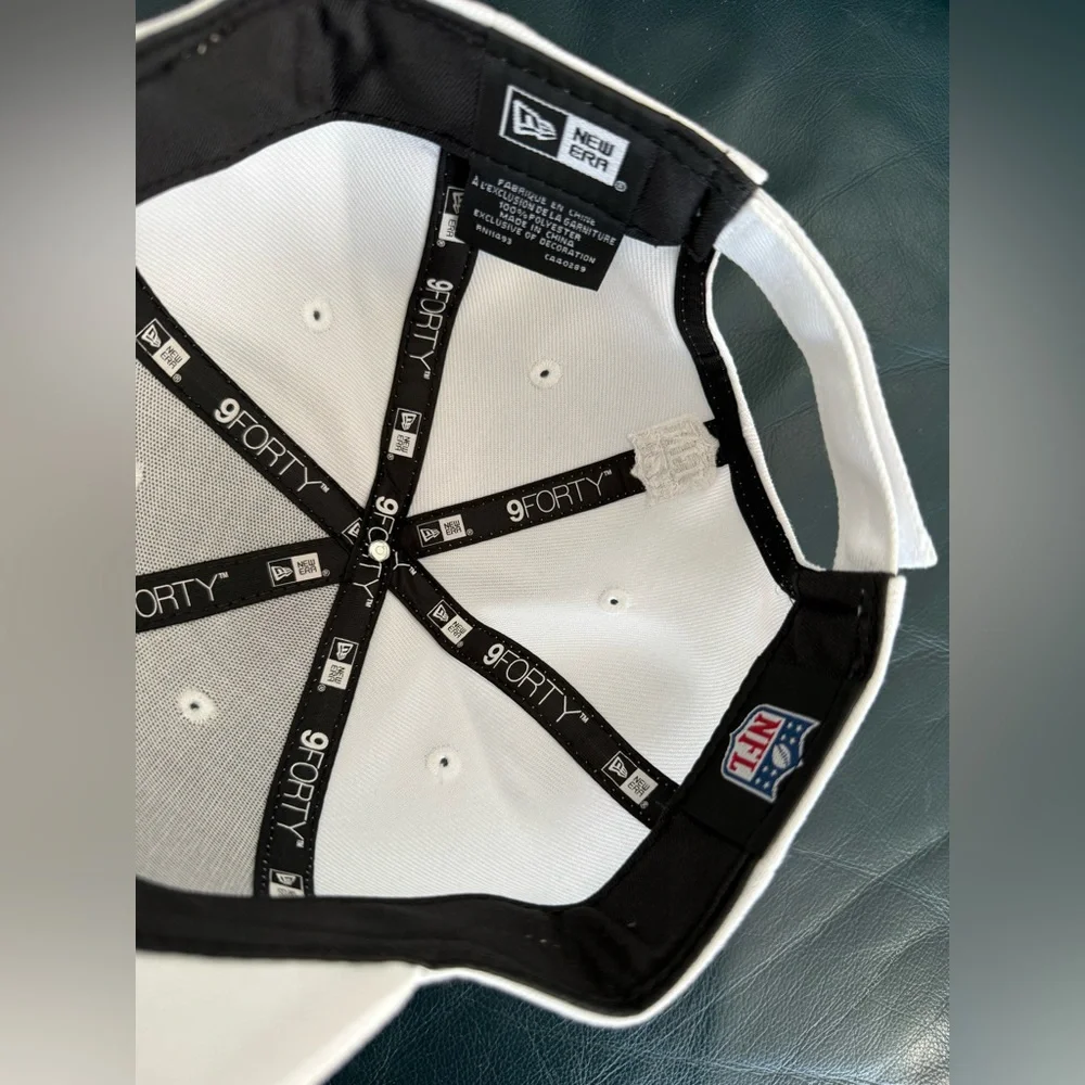 White NFL Shield Logo Hat - Picture 6 of 9